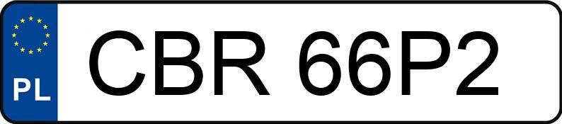 Numer rejestracyjny CBR 66P2 posiada FORD MONDEO - CBR66P2