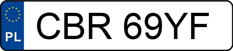 Numer rejestracyjny CBR 69YF posiada FIAT - CBR69YF Numer rejestracyjny CBR 69YF posiada FIAT - CBR69YF