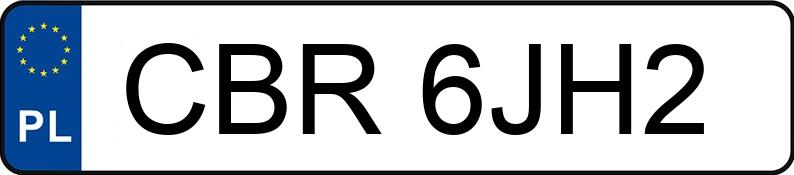Numer rejestracyjny CBR 6JH2 posiada BMW 118 - CBR6JH2