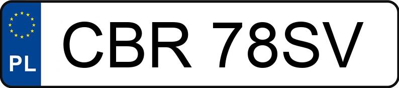 Numer rejestracyjny CBR 78SV posiada URSUS C-360 - CBR78SV Numer rejestracyjny CBR 78SV posiada URSUS C-360 - CBR78SV