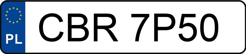 Numer rejestracyjny CBR 7P50 posiada RENAULT MEGANE - CBR7P50