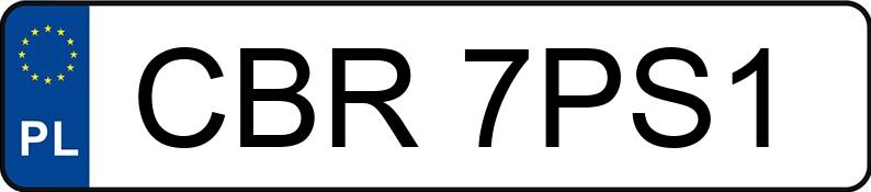 Numer rejestracyjny CBR 7PS1 posiada AUDI A3 - CBR7PS1
