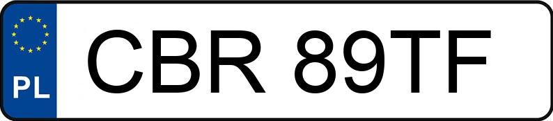 Numer rejestracyjny CBR 89TF posiada OPEL VECTRA 1.8 - CBR89TF Numer rejestracyjny CBR 89TF posiada OPEL VECTRA 1.8 - CBR89TF