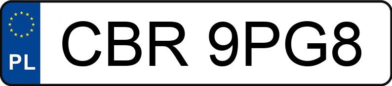 Numer rejestracyjny CBR 9PG8 posiada OPEL INSIGNIA - CBR9PG8 Numer rejestracyjny CBR 9PG8 posiada OPEL INSIGNIA - CBR9PG8