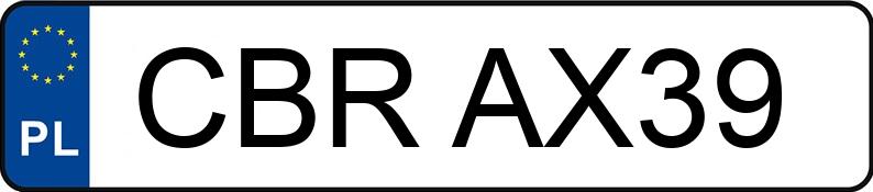 Numer rejestracyjny CBR AX39 posiada HYUNDAI I40 - CBRAX39