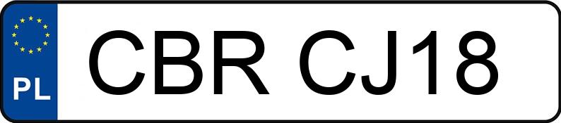 Numer rejestracyjny CBR CJ18 posiada FORD FOCUS - CBRCJ18 Numer rejestracyjny CBR CJ18 posiada FORD FOCUS - CBRCJ18