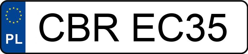 Numer rejestracyjny CBR EC35 posiada AUDI A4 AVANT 1.8T - CBREC35