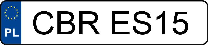 Numer rejestracyjny CBR ES15 posiada BMW 320 Diesel MR`04 E3 E90 320 Diesel MR`04 E3 E90 - CBRES15