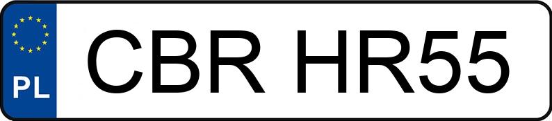 Numer rejestracyjny CBR HR55 posiada KIA CEED - CBRHR55