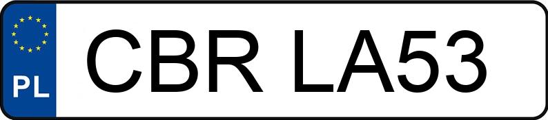 Numer rejestracyjny CBR LA53 posiada OPEL Astra III 1.6 MR`04 E4 Cosmo - CBRLA53