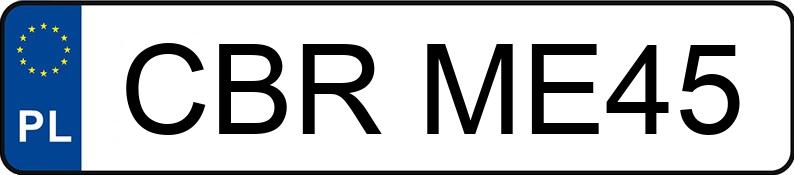 Numer rejestracyjny CBR ME45 posiada POLARIS SPORTSMAN XP 1000 S TP11 - CBRME45