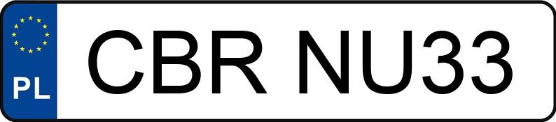 Numer rejestracyjny CBR NU33 posiada AUDI A5 COUPE - CBRNU33