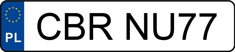 Numer rejestracyjny CBR NU77 posiada BMW 330D - CBRNU77