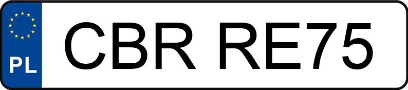 Numer rejestracyjny CBR RE75 posiada HYUNDAI TUCSON - CBRRE75