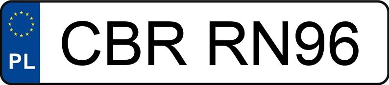 Numer rejestracyjny CBR RN96 posiada BMW 535 - CBRRN96 Numer rejestracyjny CBR RN96 posiada BMW 535 - CBRRN96