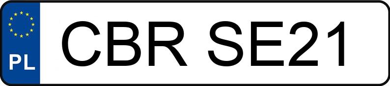 Numer rejestracyjny CBR SE21 posiada BMW X1 - CBRSE21