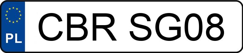 Numer rejestracyjny CBR SG08 posiada FIAT TIPO - CBRSG08 Numer rejestracyjny CBR SG08 posiada FIAT TIPO - CBRSG08