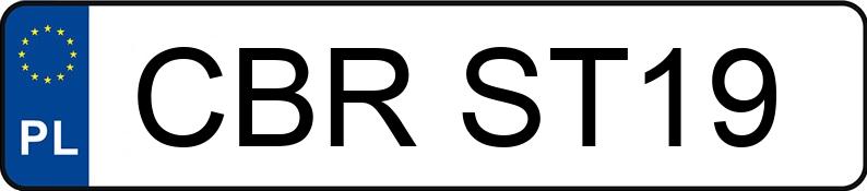 Numer rejestracyjny CBR ST19 posiada BMW 320 - CBRST19 Numer rejestracyjny CBR ST19 posiada BMW 320 - CBRST19