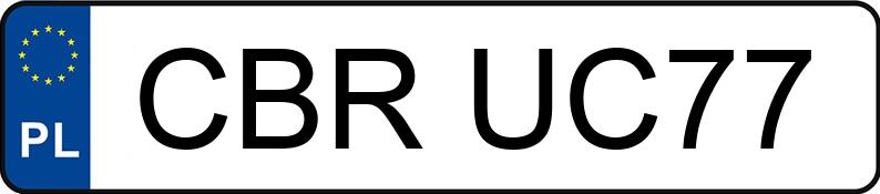 Numer rejestracyjny CBR UC77 posiada FORD FOCUS - CBRUC77 Numer rejestracyjny CBR UC77 posiada FORD FOCUS - CBRUC77