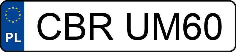 Numer rejestracyjny CBR UM60 posiada BMW 320D - CBRUM60