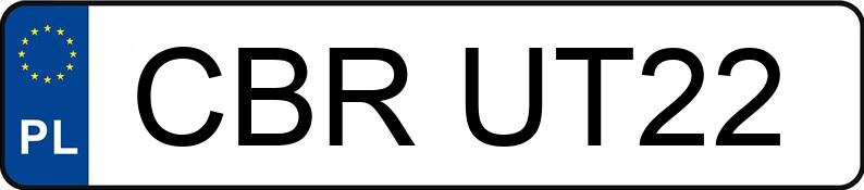 Numer rejestracyjny CBR UT22 posiada AUDI A4 AVANT - CBRUT22 Numer rejestracyjny CBR UT22 posiada AUDI A4 AVANT - CBRUT22