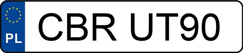 Numer rejestracyjny CBR UT90 posiada SKODA OCTAVIA - CBRUT90 Numer rejestracyjny CBR UT90 posiada SKODA OCTAVIA - CBRUT90