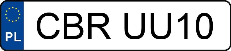 Numer rejestracyjny CBR UU10 posiada VOLKSWAGEN GOLF - CBRUU10 Numer rejestracyjny CBR UU10 posiada VOLKSWAGEN GOLF - CBRUU10