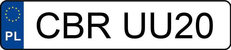 Numer rejestracyjny CBR UU20 posiada MASERATI GHIBLI DIESEL - CBRUU20 Numer rejestracyjny CBR UU20 posiada MASERATI GHIBLI DIESEL - CBRUU20