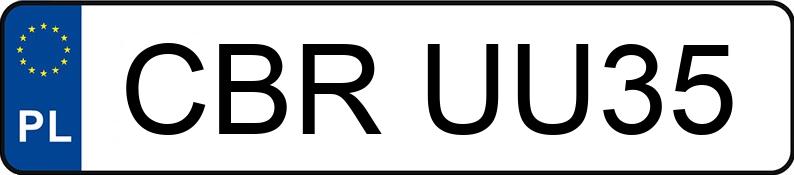 Numer rejestracyjny CBR UU35 posiada VOLKSWAGEN T-ROC - CBRUU35 Numer rejestracyjny CBR UU35 posiada VOLKSWAGEN T-ROC - CBRUU35