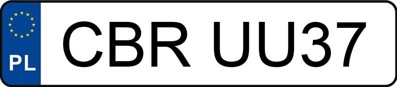 Numer rejestracyjny CBR UU37 posiada PEUGEOT 207 - CBRUU37 Numer rejestracyjny CBR UU37 posiada PEUGEOT 207 - CBRUU37
