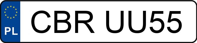 Numer rejestracyjny CBR UU55 posiada KIA Sportage 1.6 GDI MR`16 E6 S - CBRUU55 Numer rejestracyjny CBR UU55 posiada KIA Sportage 1.6 GDI MR`16 E6 S - CBRUU55