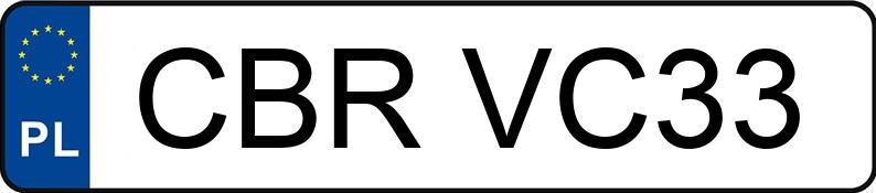Numer rejestracyjny CBR VC33 posiada OPEL Vectra C 1.9 CDTI MR`05 E4 Essentia - CBRVC33