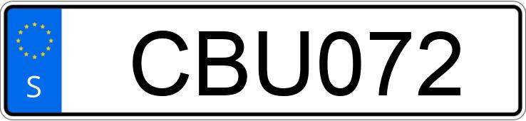 Numer rejestracyjny CBU072 posiada Volkswagen Golf Sportsvan VII