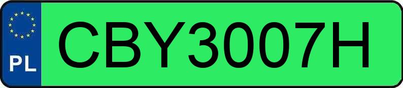 Numer rejestracyjny CBY 3007H posiada NISSAN LEAF - CBY3007H