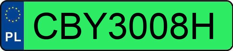 Numer rejestracyjny CBY 3008H posiada OPEL MOKKA - CBY3008H