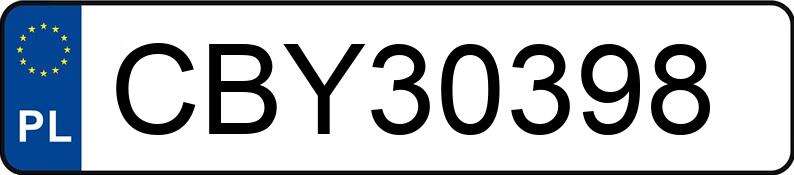 Numer rejestracyjny CBY 30398 posiada MERCEDES-BENZ SPRINTER - CBY30398