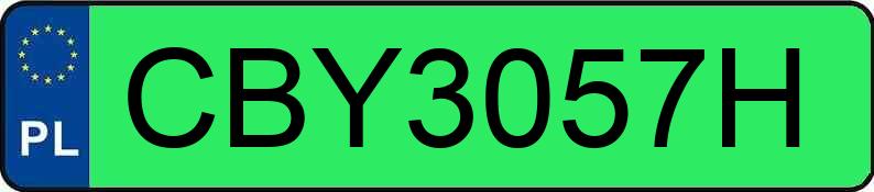 Numer rejestracyjny CBY 3057H posiada VOLKSWAGEN ID.3 PRO 150 KW - CBY3057H