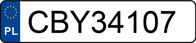 Numer rejestracyjny CBY 34107 posiada OPEL ASTRA - CBY34107