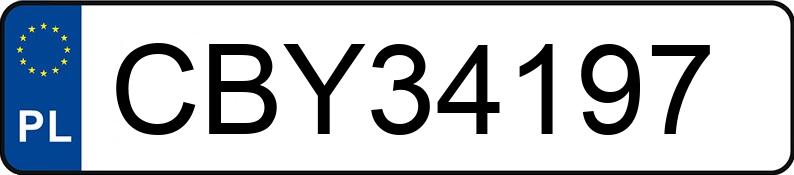 Numer rejestracyjny CBY 34197 posiada MERCEDES-BENZ ATEGO 1529 - CBY34197