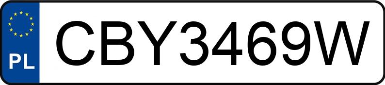 Numer rejestracyjny CBY 3469W posiada JAGUAR XE - CBY3469W Numer rejestracyjny CBY 3469W posiada JAGUAR XE - CBY3469W