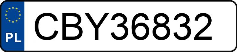 Numer rejestracyjny CBY 36832 posiada BMW 525 - CBY36832