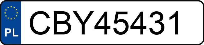 Numer rejestracyjny CBY 45431 posiada BMW 525 2.5 D - CBY45431