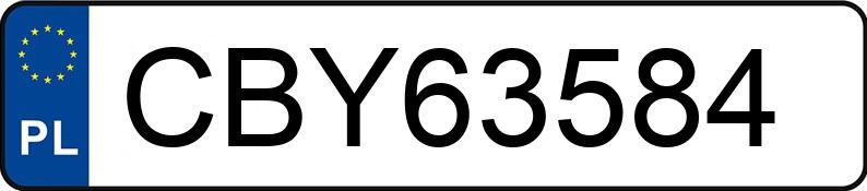 Numer rejestracyjny CBY 63584 posiada BMW 330 Cabrio Diesel DPF MR`07 E4 E93 330 Cabrio Diesel DPF MR`07 E4 E93 - CBY63584