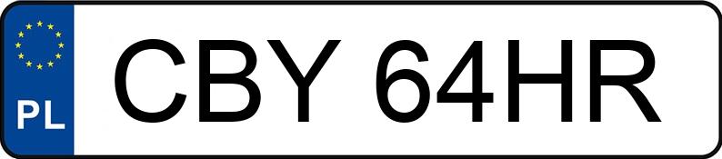 Numer rejestracyjny CBY 64HR posiada FSO POLONEZ - CBY64HR Numer rejestracyjny CBY 64HR posiada FSO POLONEZ - CBY64HR