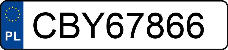 Numer rejestracyjny CBY 67866 posiada MINI COOPER CLUBMAN - CBY67866