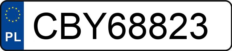 Numer rejestracyjny CBY 68823 posiada FORD FT 2.4 TDE Kat. 3.5t 350L - CBY68823
