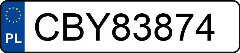 Numer rejestracyjny CBY 83874 posiada SKODA OCTAVIA - CBY83874