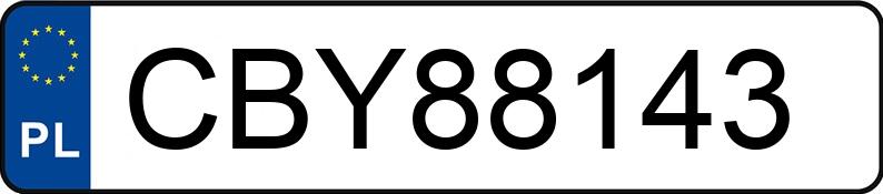 Numer rejestracyjny CBY 88143 posiada RAM 2500 - CBY88143