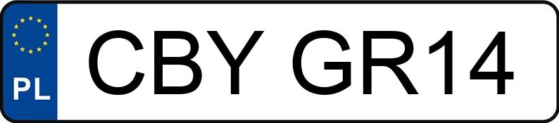 Numer rejestracyjny CBY GR14 posiada VOLKSWAGEN PASSAT 1.9 TDI - CBYGR14