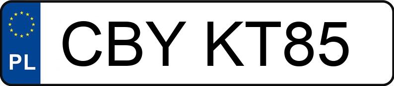 Numer rejestracyjny CBY KT85 posiada FIAT PANDA VAN - CBYKT85